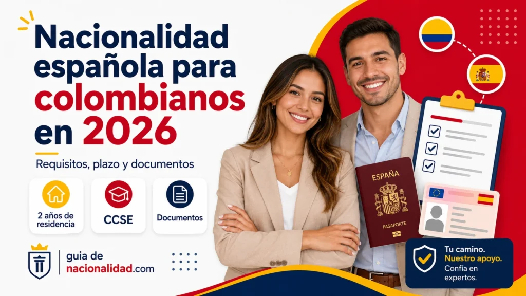 Nacionalidad española para colombianos