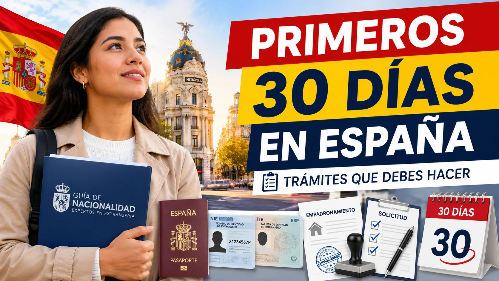 Los trámites que debes hacer durante tus primeros 30 días en España