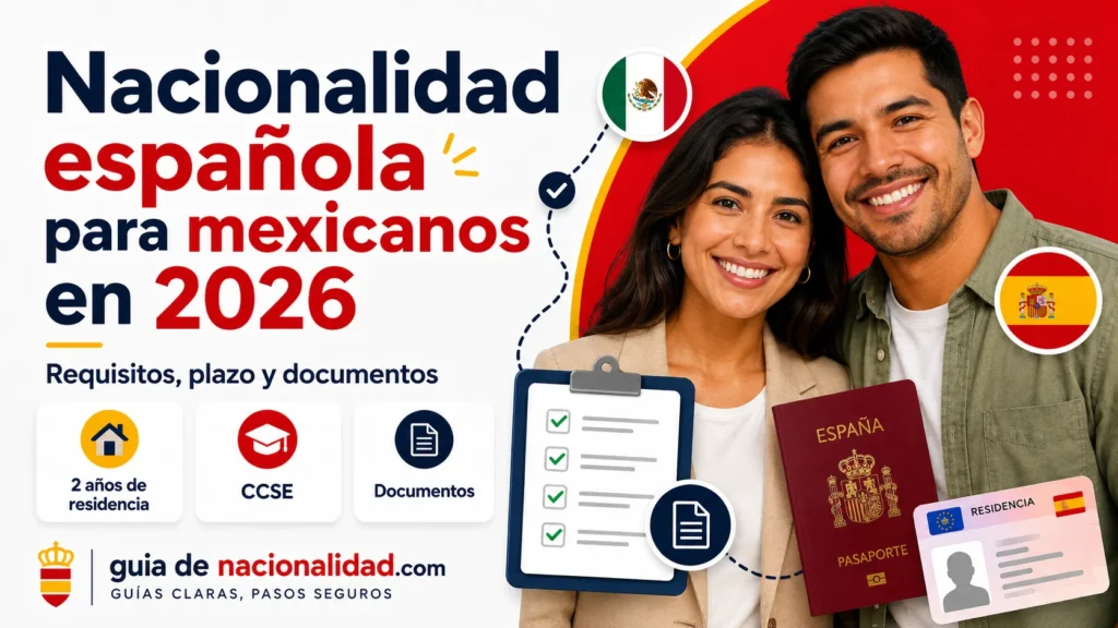 Nacionalidad española para mexicanos