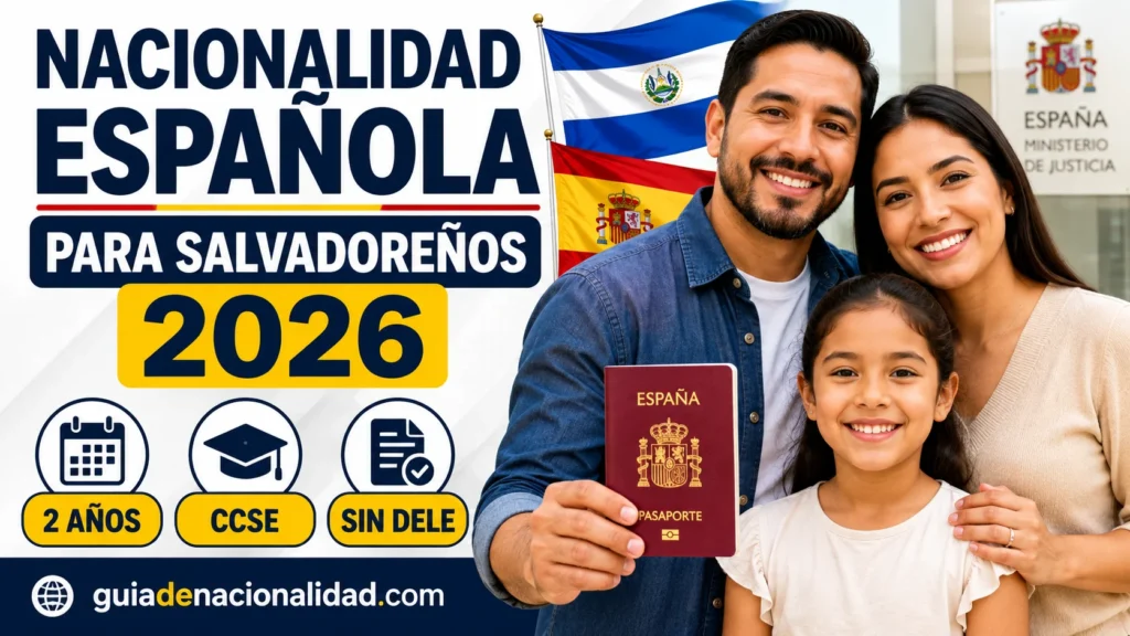 Nacionalidad española para salvadoreños