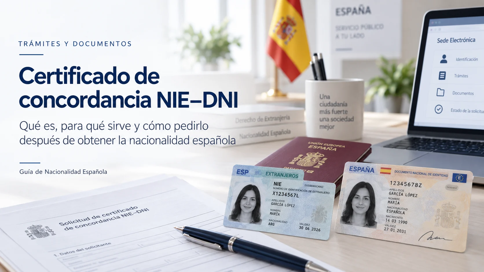 Certificado de concordancia NIE–DNI